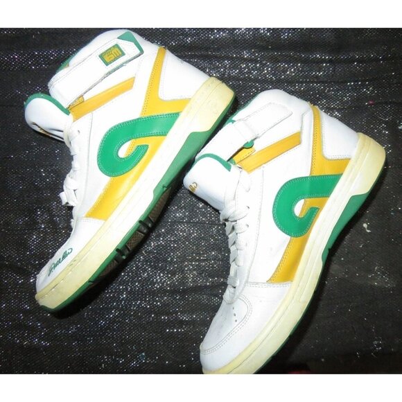 P MILLER Signature Sixth Man Limited Edition Old Skool Set Leather High Tops 8.5 - Picture 5 of 10